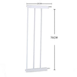 Levede Baby Safety Gate Adjustable Pet White 20cm Extension-1910113187513110530