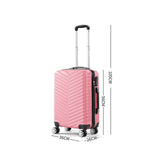 Slimbridge 20" Carry On Travel Luggage Rose 20 inch-1910112831282483202