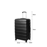 Slimbridge 28" Luggage Case Suitcase Black 28 inch-1910112837850763266