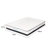 Dreamz Pocket Spring Mattress HD Foam Single-1910112884017467394