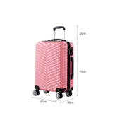 Slimbridge 28 Luggage Suitcase Travel Rose Gold 28 inch-1910112830615588866