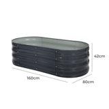 Lambu Garden Bed Planter Raised Coated 160x80x42cm-1927582209867386882
