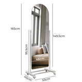 Yezi 165CM Movable Arch Full Length Mirror-1910112235800367106