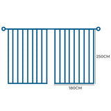 Marlow 2XBlockout Curtains Chenille 180x250 Blue CD1016-180x250-DG-1910113279980736514