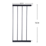 Levede Baby Safety Gate Adjustable Pet Black 30cm Extension-1910113187701854210
