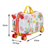 BoPeep Kids Ride On Suitcase Children-1910113154436829186