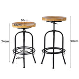 Levede 1xIndustrial Bar Stool Kitchen-1919892920907993090