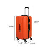 Slimbridge 28"Trunk Luggage Travel Suitcase Orange 28 inch-1910112842942648322