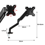 Traderight Monitor Stand Single Arm  for 13"-32"-1937319791824080898