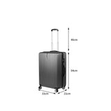 Slimbridge 20" Carry On Luggage Suitcase Grey 20 inch-1910112833266388994