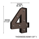 LED Metal Number Lights Free Standing-1910112226392543234