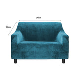 Marlow Sofa Covers 1 Seater High Stretch Green-1927582207409524738