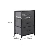 Levede Storage Cabinet Tower Chest Dark Grey-1917016726277591042