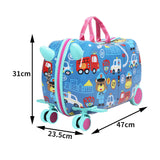 BoPeep Kids Ride On Suitcase Children-1910113154285834242