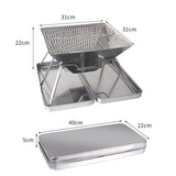 Charcoal BBQ Grill Foldable Barbecue-1910113184212193282