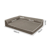 Pawz Orthopedic Dog Bed XL Coffee-1937319802217566210