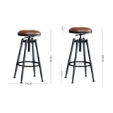 Levede 4x Bar Stools Industrial Kitchen-1910113235240095745