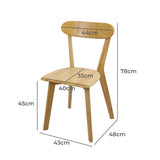 Levede 2x Dining Chairs Wooden Kitchen Chair-1910113303150071809