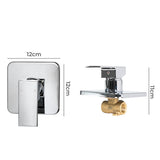 Dutxa Brass Shower Mixer Tap Cold Hot Charcoal-1910113130575433730