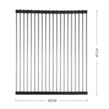 TOQUE Stainless Steel Dish Drying Rack-1910112822088568834