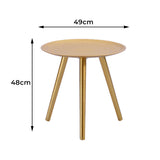 Levede Side Table Coffee Bedside End Golden-1910113282191134722
