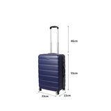 Slimbridge 20" Carry On Luggage Case Navy 20 inch-1910112835967520770