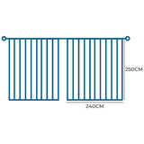 Marlow 2XBlockout Curtains Chenille 240x250 Blue-1910113280622465026