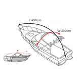 Boat Cover 12-14 FT Trailerable Weatherproof Black 14FT-1910113232253751298