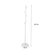 Levede Coat Rack Hat Clothes Stand Hanger White-1910113319474302978