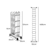 Traderight Multi Purpose Ladder Aluminium-1910113096861618178