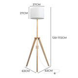 EMITTO Tripod Floor Lamp Wooden Modern Natural-1910112867051507714