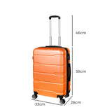 Slimbridge 20" Expandable Luggage Carry Orange 20 inch-1910112840778387458