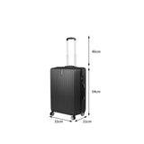 Slimbridge 20" Carry On Luggage Suitcase Black 20 inch-1910112832968593410