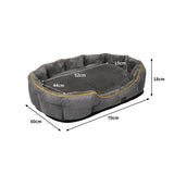PaWz Electric Pet Heater Bed Heated M Grey Medium-1910112463077117954