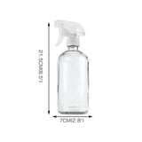 6x 500ml Clear Glass Spray Bottles Trigger-1910113178688294914