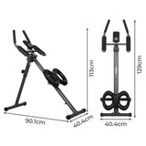 Centra Foldable Adjustment Ab Machine Black-1937319811604418562
