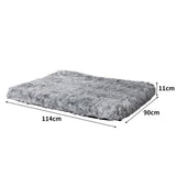PaWz Dog Mat Pet Calming Bed Memory L Cober Charcoal Large-1910112983527329794