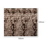 Dreamz Luxury Tie-dyed Blanket Brown 127cm x 152cm-1937319780742729730