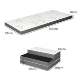 DreamZ Folding Mattress Foldable Foam Single-1919892867384479746