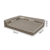 Pawz Orthopedic Dog Bed L Coffee-1910112251352846338