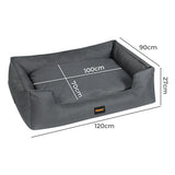 Pawz Waterproof Pet Dog Calming Bed-1937319804969029634