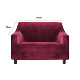 Marlow Sofa Covers 1 Seater High Stretch Wine-1927582207753457666