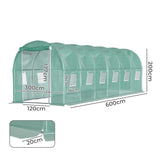Lambu Greenhouse Walk-In Green House Shed 6M-1937319783917817858