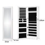 Levede Mirror Jewellery Cabinet Makeup-1917016723924586498