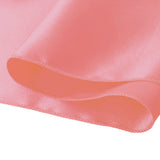 20x Satin Fabric Chair Sashes Cloth Coral-1910113033561182211