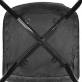 Levede 4x Dining Chairs Kitchen Velvet Grey-1910113287547260931