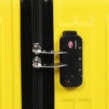 Slimbridge 28"Trunk Luggage Travel Suitcase Yellow 28 inch-1910112843395633155