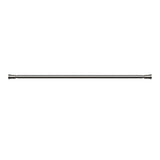 Marlow Satin Nickel Curtain Rod Steel Quiet Rail Pole Pommel Set Adjustable-1937319787935961091