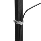 EMITTO Floor Lamp Storage Shelf LED Black-1910112864899829763