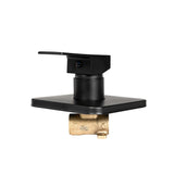Dutxa Bathroom Shower Mixer Tap Brass Black-1910113130734817283
